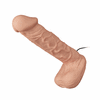 Baile - Ultra Passionate Harness Vibrator 10.2". Uprząż strapon z dużym dildem z funkcją wibracji i pilotem sterującym mocą