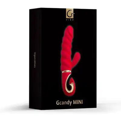GVibe - GCandy Mini Chilli Coral. Wibrator z króliczkiem, dwa mocne silniki do stymulacji punktu G i łechtaczki