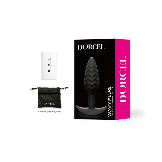 Dorcel - Wavy Plug. Niesamowita wtyczka analna o intensywnie stymulującej, falowanej powierzchni