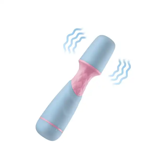 FemmeFunn - Ffix Wand Blue. Niewielka magiczna różdżka o potężnych wibracjach, urocza kolorystyka i design 