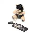 Master Series - Hooded Teddy Bear Keychain - unikatowy prezent. Mini miś ze smyczą i kapturem z opcją przypięcia