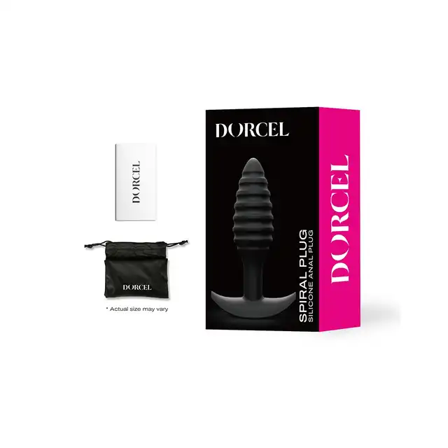 Dorcel - Spiral Plug. Stymulująca wtyczka analna ze spiralnie prążkowaną powierzchnią. 