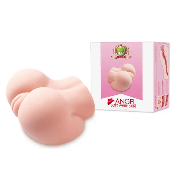 Kokos - Angel 2. Masturbator w formie mocno wypiętych kobiecych pośladków w pozycji na pieska. Realistyczne odczucia, mocna stymulacja