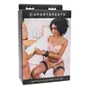 Sportsheets - Saffron Thigh &amp; Wrist Cuff Set. Zestaw do zniewalania z kajdankami na uda i nadgarstki