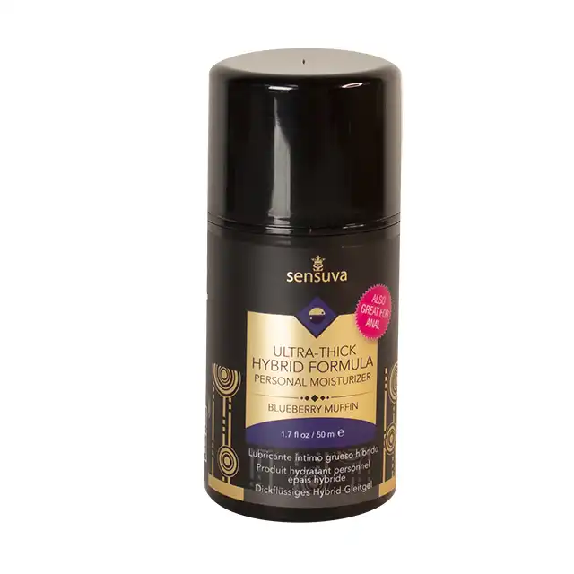 Sensuva - Ultra-Thick Hybrid Personal Moisturizer Bluberry Muffin 50 ml - żel analny o formule hybrydowej. Gęsty