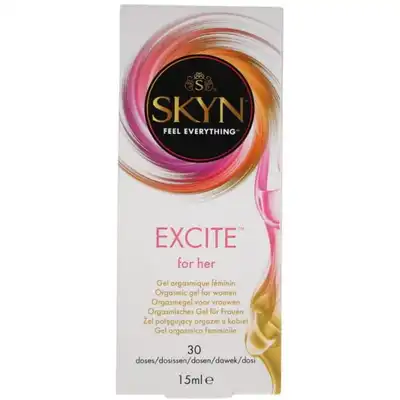 Skyn - Excite for Her 15ml - Żel potęgujący orgazm u kobiet. Opracowany przez kobiety dla kobiet!