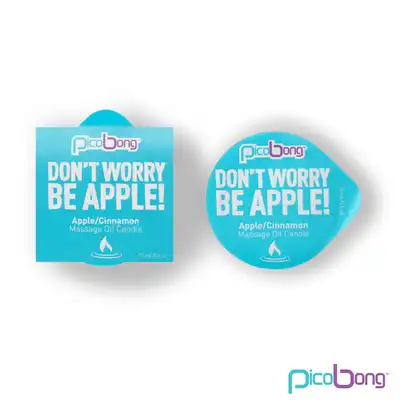 Picobong - Massage Oil Candle Apple &amp; Cinnamon - postaw na zmysłowy masaż! Wybierz świeczkę o zapachu jabłka i cynamonu