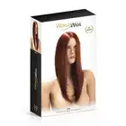 World Wigs - Nina. Asymetryczna peruka w kasztanowym odcieniu. Modne cięcie z dłuższymi pasmami przednimi