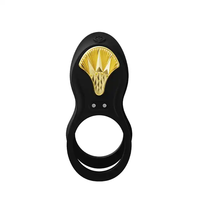 Zalo - Bayek Couple Ring. Zdalnie sterowany ring dla par z wibratorem umożliwiającym penetrację. Odległość nie ma znaczenia!
