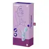 Satisfyer - Tri Ball 2 Light Blue. Wielofunkcyjny wibrator zapewniający jednoczesną potrójną stymulację łechtaczki, pochwy i anusa