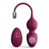 Dorcel - Love Balls Plum. Wibrujące kulki waginalne sterowane na pilota, trening mięśni kegla na najwyższym poziomie