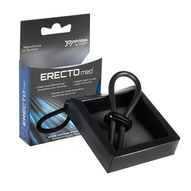 ERECTOmed - Adjustable Cock Ring. Całkowicie regulowany ring na penisa, lasso wspomagające i przedłużające erekcję