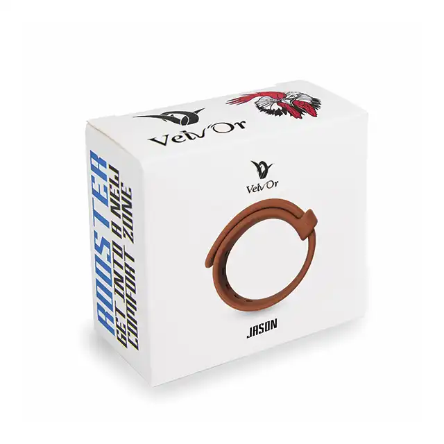 Velv'Or- Rooster Jason Size Adjustable Firm Strap Design Cock Ring Brown - regulowany ring na penisa w brązowym kolorze. Idealne dopasowanie, idealna erekcja!