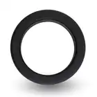 Velv'Or - Rooster Enric Minimalistic Slick Cock Ring - minimalistyczny, czarny ring na penisa. Oprawa wydajności i erekcji! 