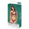 Teacher's Pet - Baddie Schoolgirl Set M/L. Trzyczęściowy strój niegrzecznej uczennicy, figlarne podkreślenie biustu z chokerem