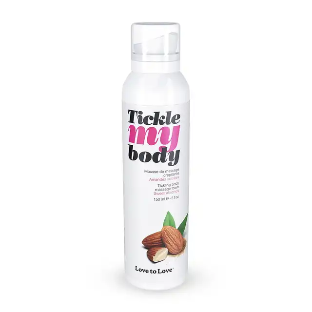 Love To Love - Tickle My Body Massage Foam Sugared Almond. Gęsta pianka do masażu z efektem mrowienia o zapachu słodkich migdałów