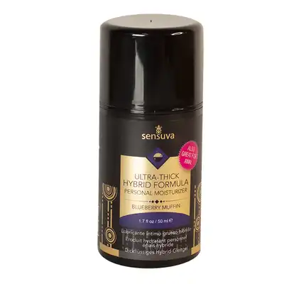 Sensuva - Ultra-Thick Hybrid Personal Moisturizer Bluberry Muffin 50 ml - żel analny o formule hybrydowej. Gęsty