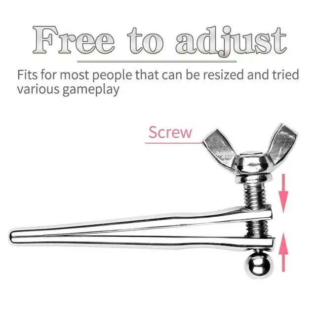 Mokko Toys - Urethral Dilator. Stalowy dilator do cewki moczowej, ręczny mechanizm zwiększający rozchylenie