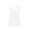 Obsessive - Heavenlly Babydoll XS/S. Biała koszulka babydoll z rozkloszowanym dołem. Delikatny, prześwitujący materiał na noc poślubną