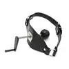 Oproducts - Ball Gag Deep Throat. Skórzany knebel z regulowaną śrubą i funkcją deep throat. Pełnia zniewolenia dla fanów BDSM