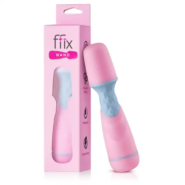 FemmeFunn - Ffix Wand Pink. Niewielka magiczna różdżka o potężnych wibracjach, urocza kolorystyka i design 