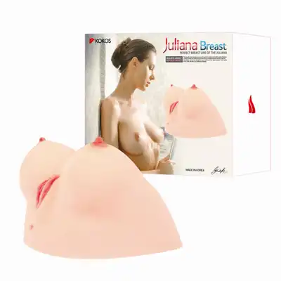 Kokos - Juliana 2 In 1. Masturbator z realistyczną waginą i dużymi, jędrnymi piersiami. Pieszczenie dużego biustu z mocną stymulacją, marzenie każdego mężczyzny