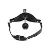 Oproducts - Ball Gag Deep Throat. Skórzany knebel z regulowaną śrubą i funkcją deep throat. Pełnia zniewolenia dla fanów BDSM