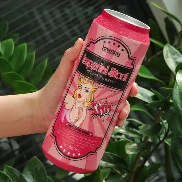 Lovetoy - Imperial Stout Pleasure Brew - unikatowy napój przyjemności. Masturbator zamknięty w puszce z realistycznymi wypustkami dla niesamowitej przyjemności! 