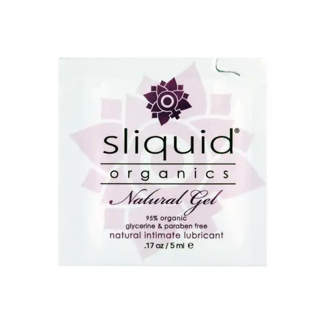Sliquid -  Organics Natural Gel Pillows - lubrykant na bazie wody z aloesem o gęstszej formule. Zabierz ze sobą w podróż!