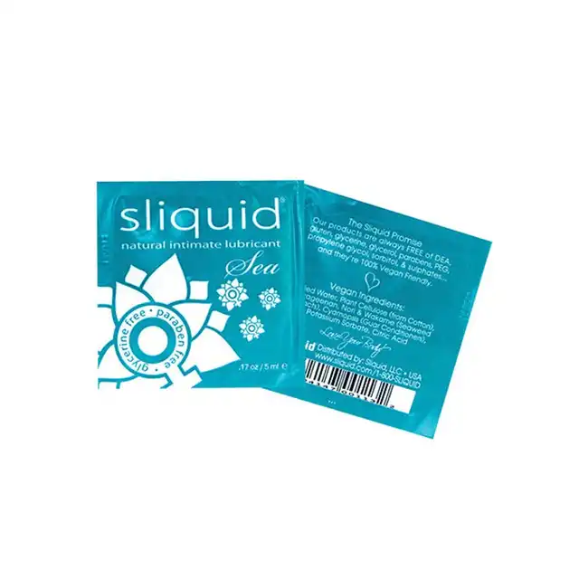 Sliquid - Sea 5ml - naturalny lubrykant na bazie wody ze starannie wyselekcjonowanymi wodorostami. Moc z morza!