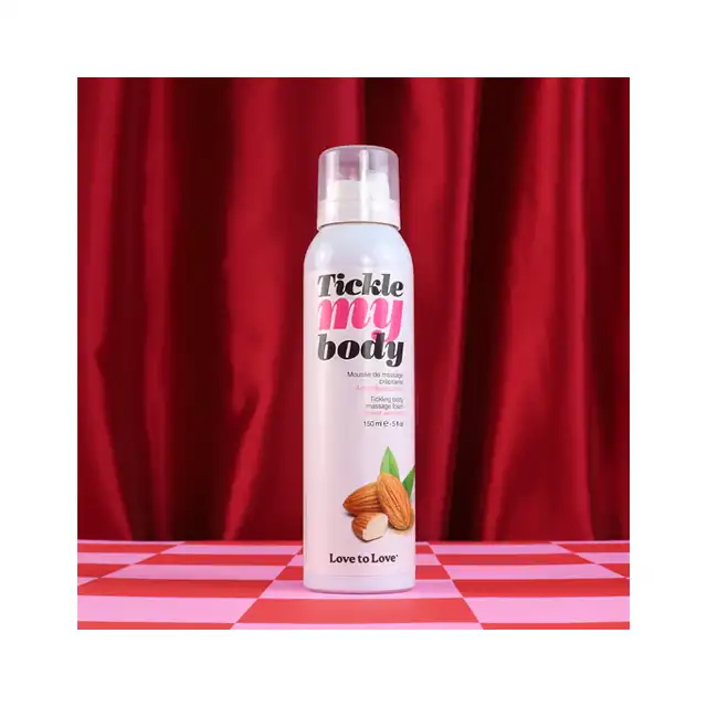 Love To Love - Tickle My Body Massage Foam Sugared Almond. Gęsta pianka do masażu z efektem mrowienia o zapachu słodkich migdałów