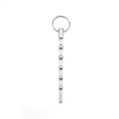 Oproducts - Solid Spaced Beads Penis Stick. Dilator ze stali nierdzewnej ze stymulującymi koralikami