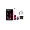 Dorcel - Love Balls Plum. Wibrujące kulki waginalne sterowane na pilota, trening mięśni kegla na najwyższym poziomie