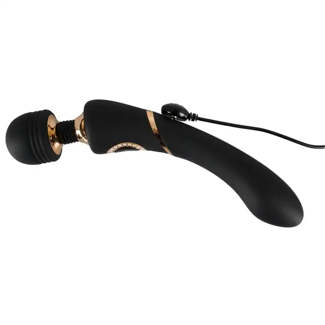 Cleopatra - Wand Massager. Ekskluzywny masażer z imitacją kamieni szlachetnych. Magiczna różdżka pełna niespodzianek. 