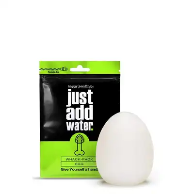 HAPPY ENDING JUST ADD WATER WHACK PACK SELF LUBRICATING EGG