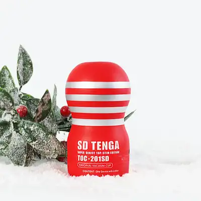 Tenga - SD Original Vacuum Cup Regular. Mini, kompaktowy masturbator w kubeczku. Niesamowita i intensywna stymulacja licznymi wypustkami