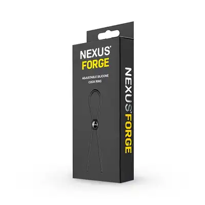 Nexus - Adjustable Silicone Cock Ring. Pierścień erekcyjny w formie lasso, w pełni regulowany