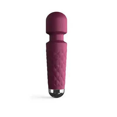 Dorcel - Mini Wand Wanderful Plum. Mini wibrator magiczna różdżka, masaż wszystkich stref erogennych ciała
