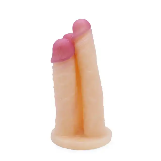 Kiotos Cox - Triple Cox. Potrójne elastyczne dildo z mocną przyssawką. Mocne, realistyczne doznania.