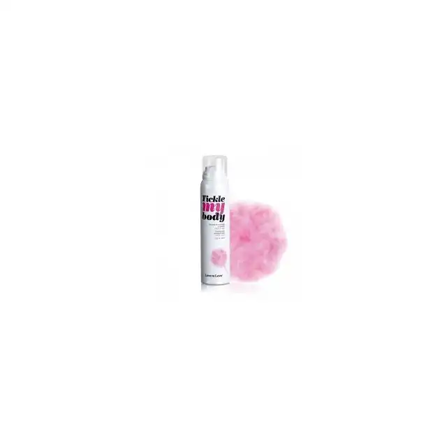 Love To Love - Tickle My Body Massage Foam Cotton Candy. Gęsta pianka do masażu z efektem mrowienia o zapachu waty cukrowej