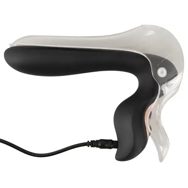 Bad Kitty - Vibrating Speculum with LED Light. Wibrujący wziernik ginekologiczny,