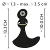 Anos - RC Rotating Prostate Massager with Vibration. Stymulator prostaty z funkcją rotacji i wibracji, podwójne kulki stymulacyjne