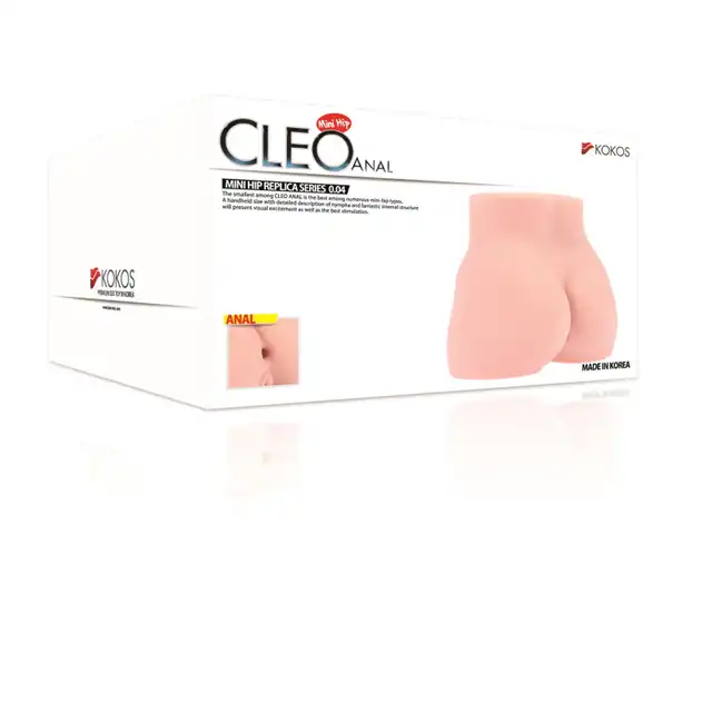 Kokos - Cleo Anus. Masturbator realistyczny z okrągłymi pośladkami i rozchylonym anusem. Wyraźnie mocniejsza stymulacja