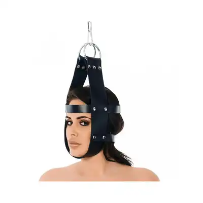Rimba - Hanging Mask. Erotyczna maska BDSM do zniewalania, przejmij całkowitą kontrolę nad swoim niewolnikiem