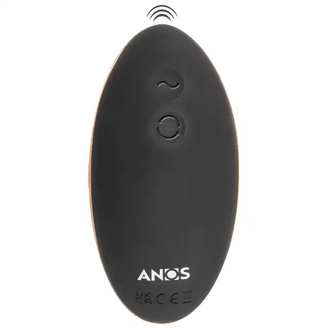 Anos - RC Rotating Prostate Massager with Vibration. Stymulator prostaty z funkcją rotacji i wibracji, podwójne kulki stymulacyjne