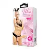 Baile - Ultra Passionate Harness Vibrator 10.2". Uprząż strapon z dużym dildem z funkcją wibracji i pilotem sterującym mocą