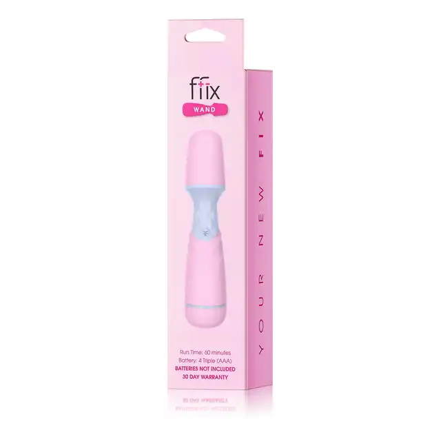 FemmeFunn - Ffix Wand Pink. Niewielka magiczna różdżka o potężnych wibracjach, urocza kolorystyka i design 