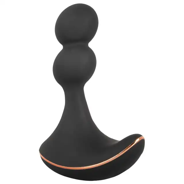 Anos - RC Rotating Prostate Massager with Vibration. Stymulator prostaty z funkcją rotacji i wibracji, podwójne kulki stymulacyjne