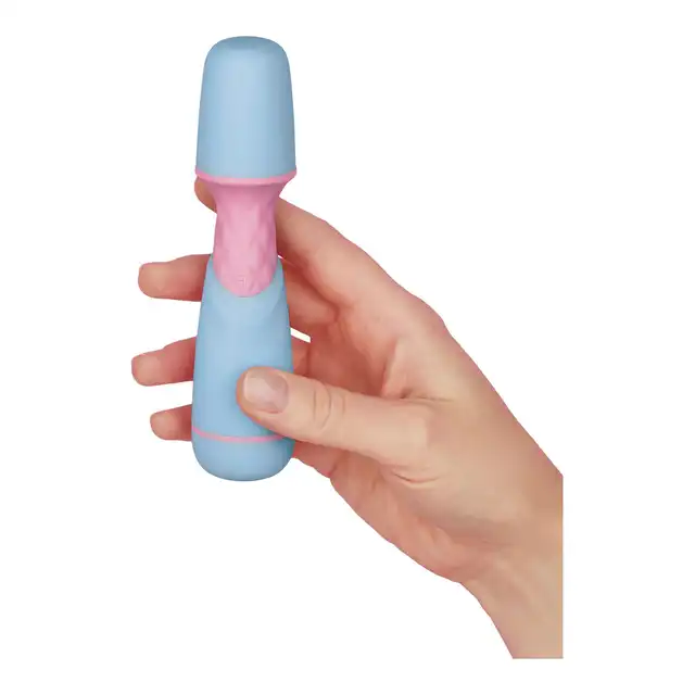 FemmeFunn - Ffix Wand Blue. Niewielka magiczna różdżka o potężnych wibracjach, urocza kolorystyka i design 
