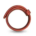 Velv'Or - Rooster Jason Size Adjustable Firm Strap Design Cock Ring Red - czerwony ring na penisa z opcją regulacji. Dopasuj swój rozmiar perfekcyjnie!
